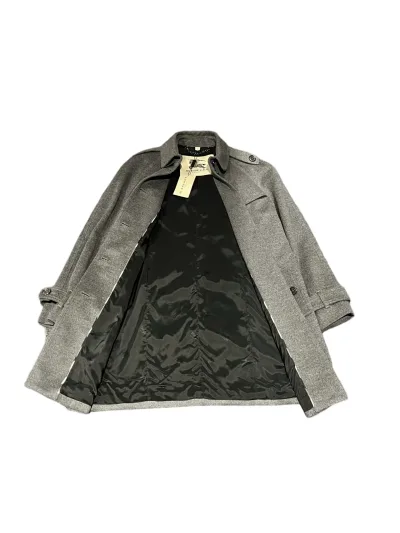 Cashmere&Wool Blend Trench Style Coat — thumbnail 3