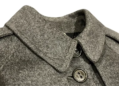 Cashmere&Wool Blend Trench Style Coat — thumbnail 4