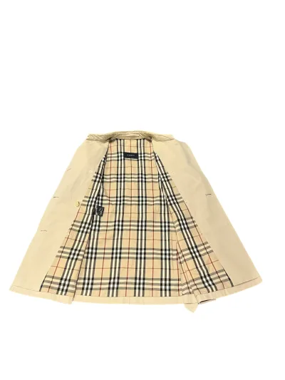 Mid-Length Double Breasted Trench Coat