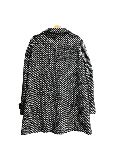 Burberry Tweed Wool Blend Coat — thumbnail 3