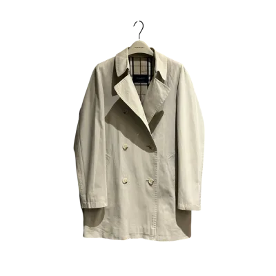 Mid-Length Double Breasted Trench Coat