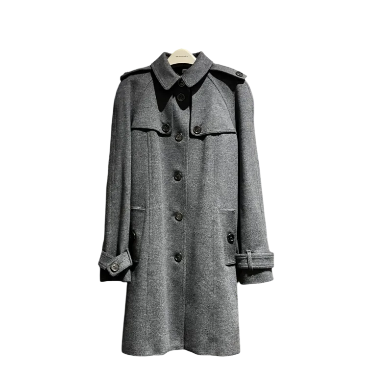 Cashmere&Wool Blend Trench Style Coat — 1 / 7