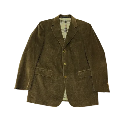 Vintage Burberry Corduroy Blazer