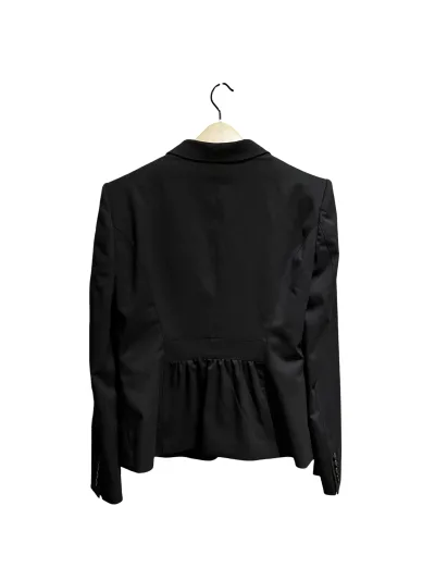 Burberry Pleated Back Design Wool Blazer