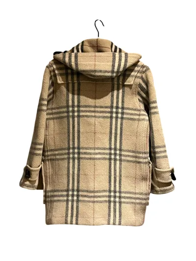 Burberry Classic Checked Wool Duffle Coat — thumbnail 3