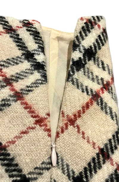 Classic Check Wool A-Line Skirt — thumbnail 3