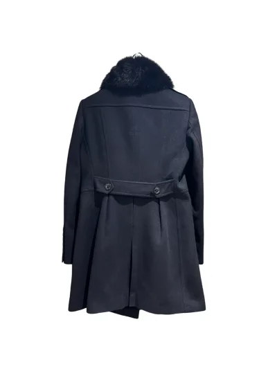 BURBERRY LONDON Fox Fur wool cashmere Blend Coat — thumbnail 4