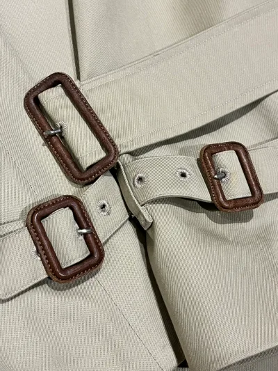 Classic Single Breasted Belt Long Trench Coat — thumbnail 8
