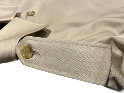 Classic Single Breasted Belt Long Trench Coat — thumbnail 5