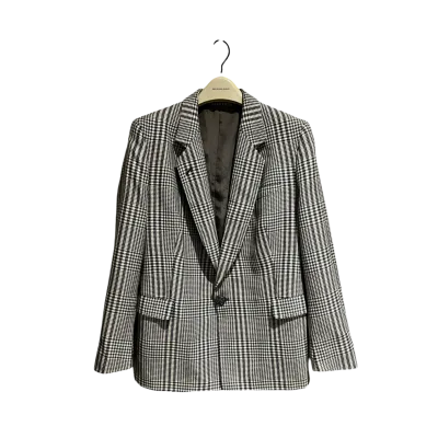 Burberry Lambswool houndstooth blazer