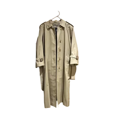 Classic Single Breasted Belt Long Trench Coat — thumbnail 1