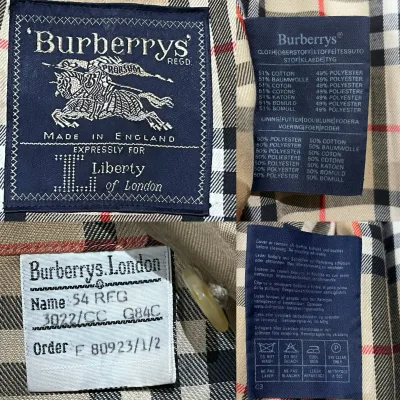 Burberry Vintage Single Breasted Long Car Coat — thumbnail 8