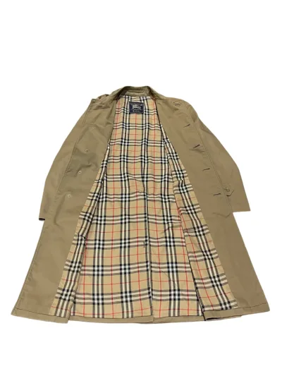 Vintage Single Breasted Long Car Coat