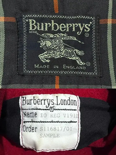 Burberry Vintage Wool Short Coat — thumbnail 10