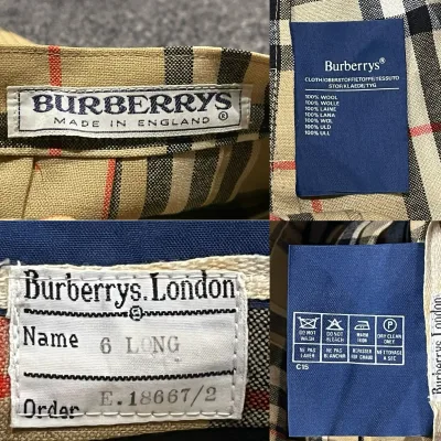 Burberry Classic Vintage Check Woolen Long Skirt — thumbnail 5