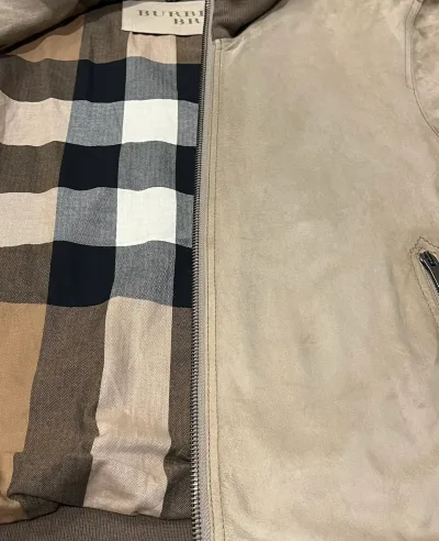 Burberry Suede Bomber Jacket — thumbnail 5