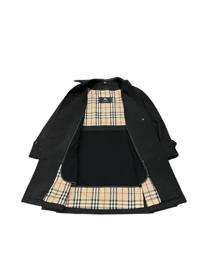 Single Breasted Car Coat with Extra Wool Lining and Hood