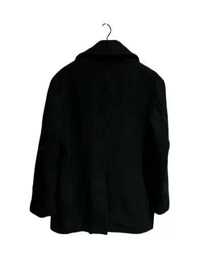Double Breasted Cashmere Blend Pea Coat — thumbnail 3