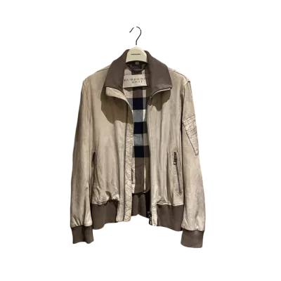 Burberry Suede Bomber Jacket