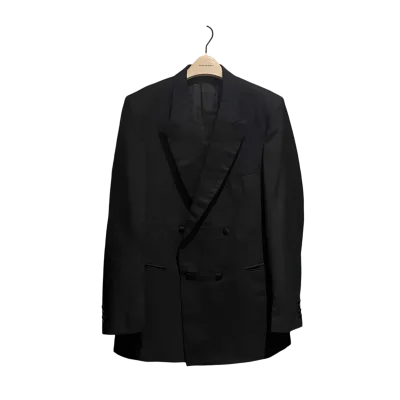 Burberry Double-breasted Peak Lapel Cashmere blazer