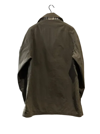 Burberry Vintage Dark Green Short Coat — thumbnail 3