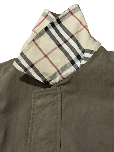 Burberry Vintage Dark Green Short Coat — thumbnail 4