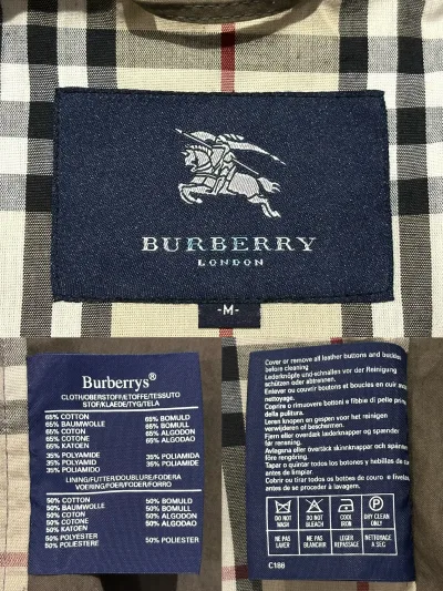 Burberry Vintage Dark Green Short Coat — thumbnail 7