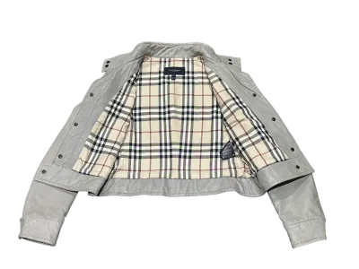 Burberry Genuine Leather Short Jacket