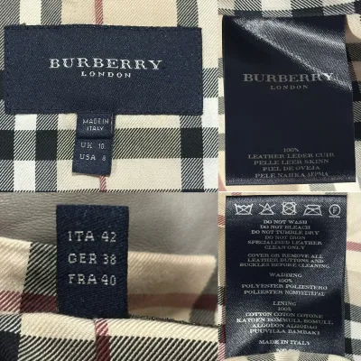 Burberry Genuine Leather Short Jacket — thumbnail 10
