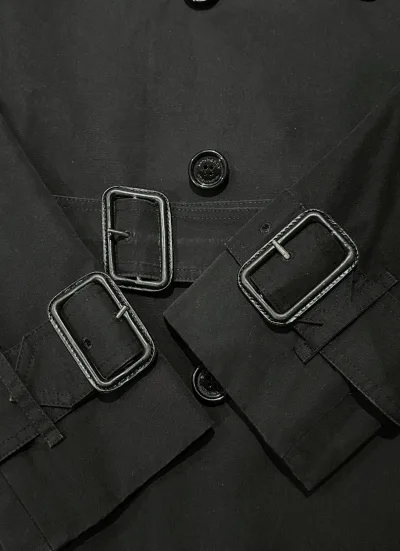 Classic Double Breasted Mid-Length Trench Coat — thumbnail 7