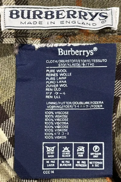 Vintage Wool Classic Check Mid-length Skirt — thumbnail 5