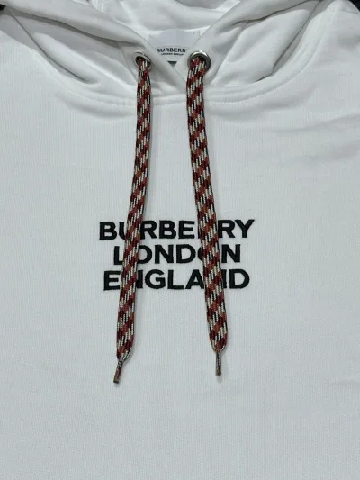 Embroidered Logo White hoodie — thumbnail 3