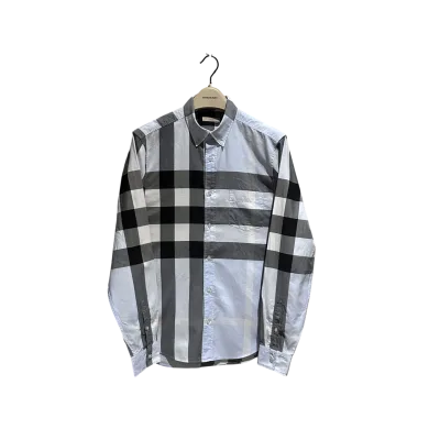 Classic light blue Check Patterned Shirt — thumbnail 1