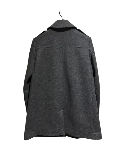 Mid-Length Grey Cashmere & Wool Blended Coat — thumbnail 3