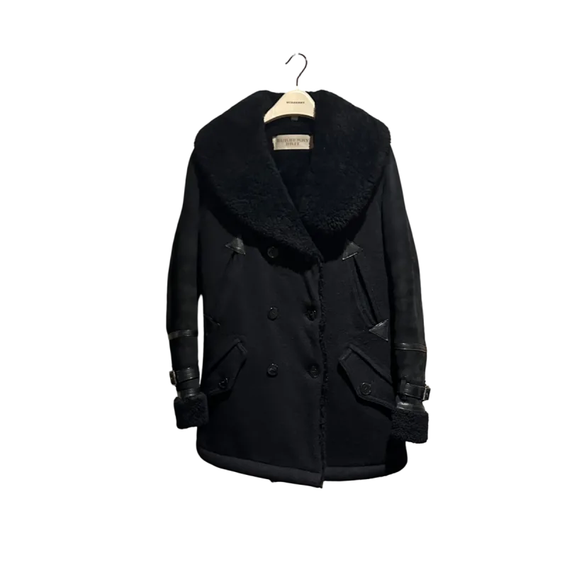 Black Real Lamb Shearling Coat — 1 / 9