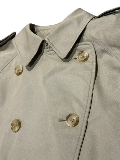 Classic Double Breasted Long Trench Coat — thumbnail 4