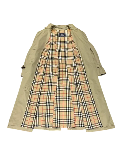 Classic Double Breasted Long Trench Coat — thumbnail 2