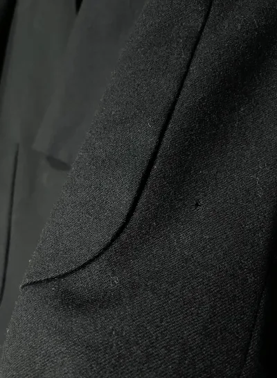 Golden Buttons Wool Blazer — thumbnail 9