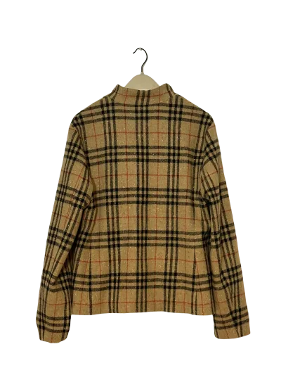 Classic Check Donegal Tweed Wool Jacket — thumbnail 2