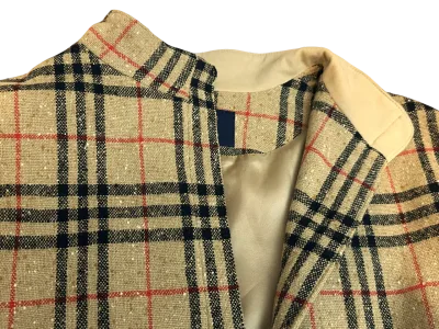 Classic Check Donegal Tweed Wool Jacket — thumbnail 4