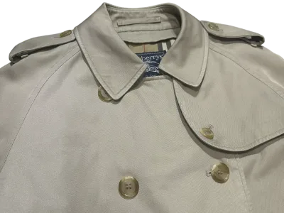 Classic Double Breasted Long Trench Coat — thumbnail 4