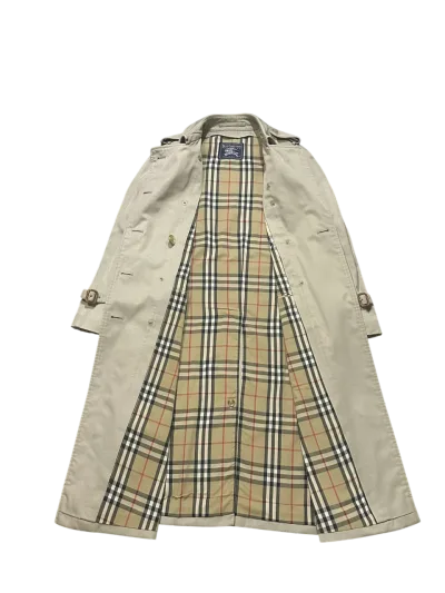 Classic Double Breasted Long Trench Coat — thumbnail 2