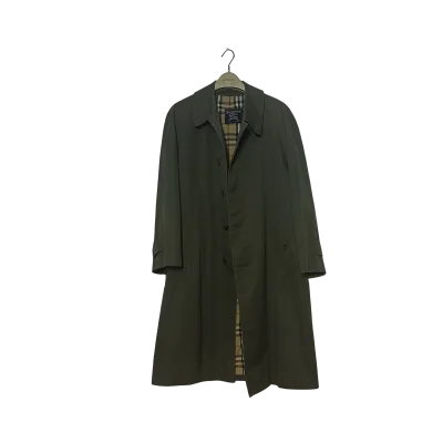Classic Single Breasted Long Car Coat — thumbnail 1