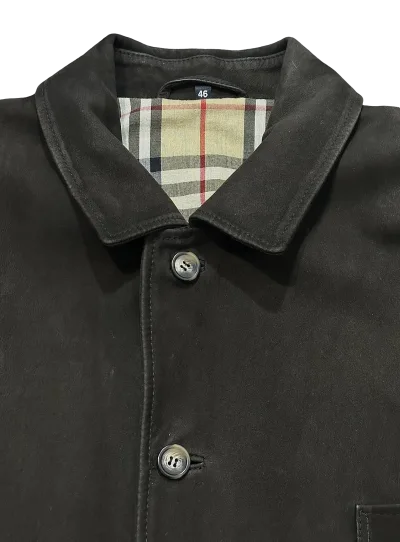 Genuine Suede Leather Coat — thumbnail 4