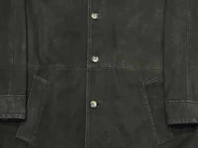 Genuine Suede Leather Coat — thumbnail 5