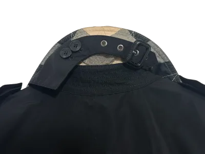 Double Breasted Mid-Length Rain Trench Coat — thumbnail 5
