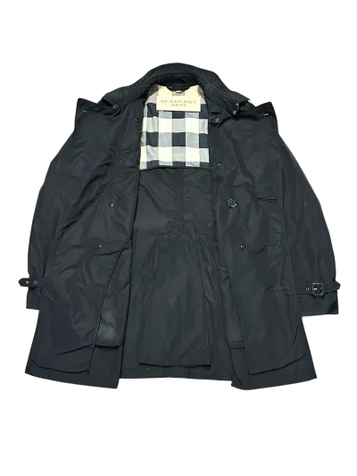 Double Breasted Mid-Length Rain Trench Coat — thumbnail 3