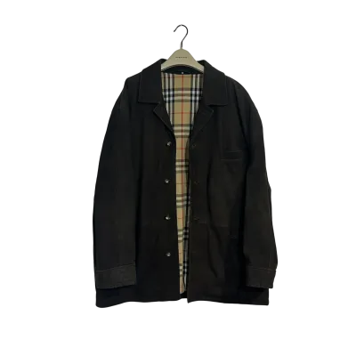 Genuine Suede Leather Coat — thumbnail 1