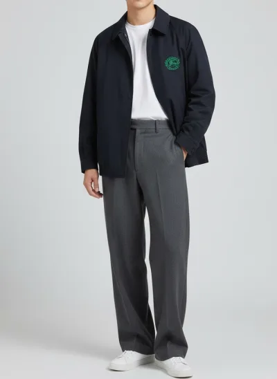 Vintage Crest Logo Harrington Jacket — thumbnail 2