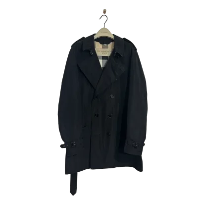 Double Breasted Mid-Length Rain Trench Coat — thumbnail 1